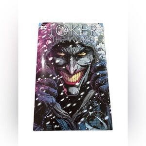 DC Comics Joker The World Comic Cover - Blue, Purple, Black